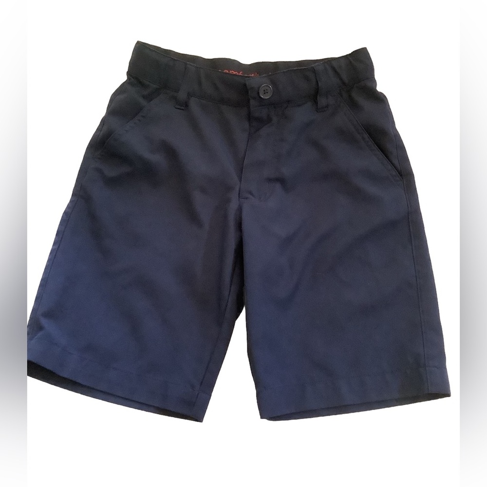 French Toast Boys Kids Uniform Shorts comfort short,  Blue Color, size 10